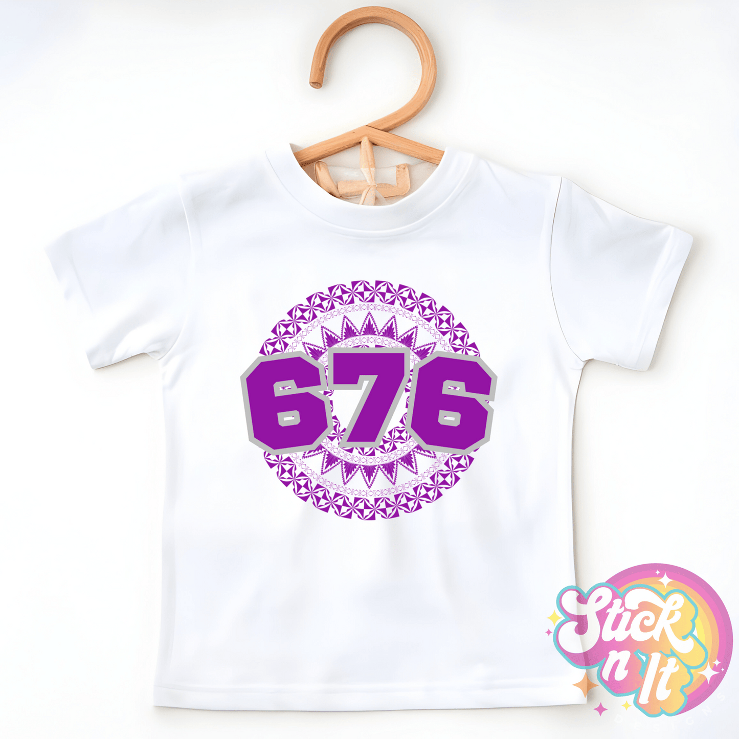 TONGA 676 KIDS WHITE SHIRT - Stick N It