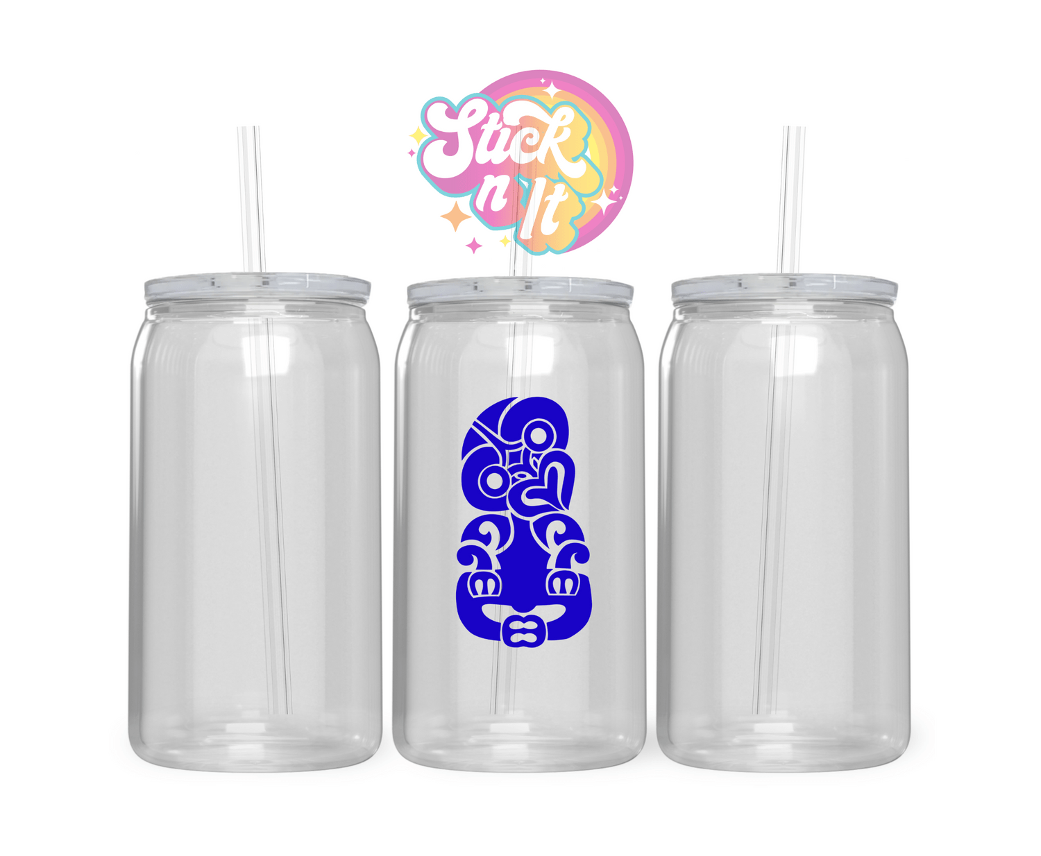 AOTEAROA NZ TIKI ACRYLIC CUP - Stick N It