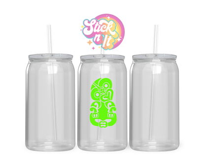AOTEAROA NZ TIKI ACRYLIC CUP - Stick N It