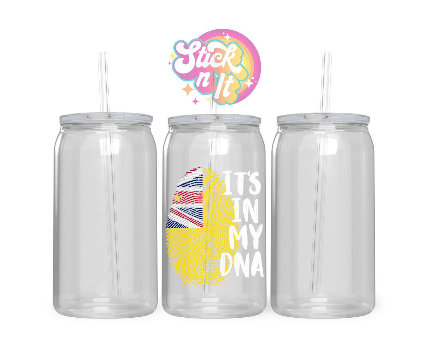 NIUE IT'S IN MY DNA ACRYLIC CUP - Stick N It