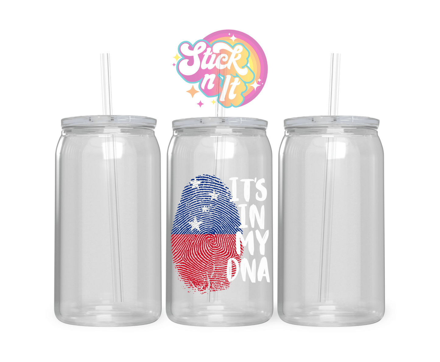 SAMOA IT'S IN MY DNA ACRYLIC CUP - Stick N It