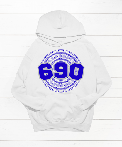 TOKELAU 690 WHITE HOODIE - Stick N It