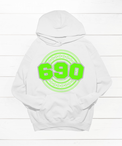 TOKELAU 690 WHITE HOODIE - Stick N It