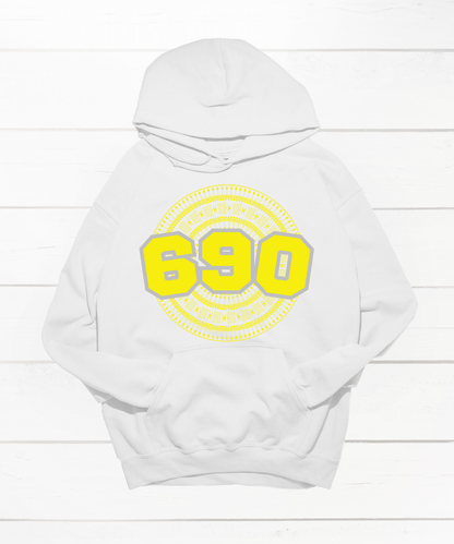 TOKELAU 690 WHITE HOODIE - Stick N It