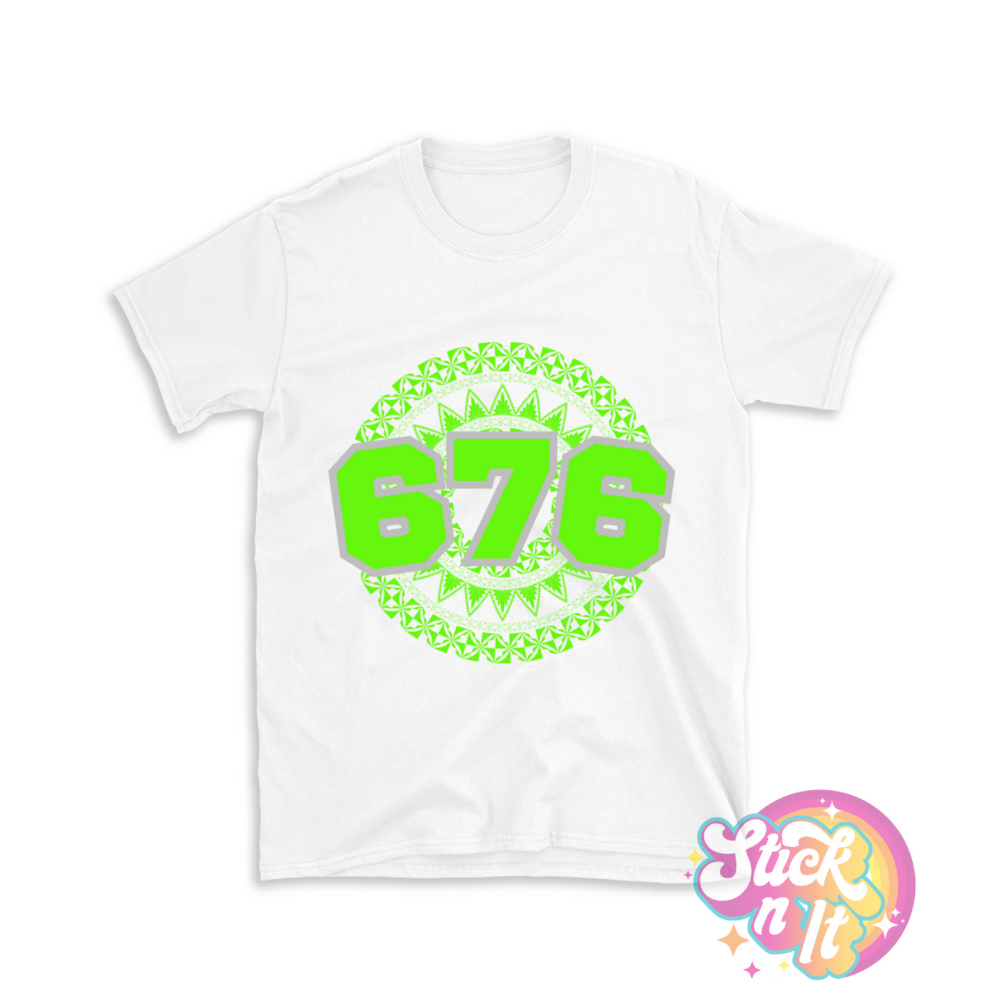 Unisex black hoodie featuring a Polynesian Tonga design with area code 676 in lime