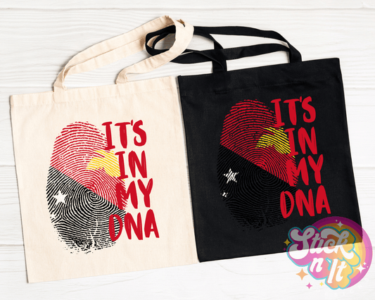 PAPUA NEW GUINEA IT'S IN MY DNA TOTE BAG - Stick N It