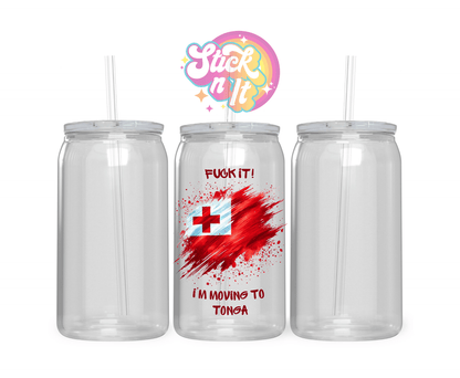 CHEEKY TONGA ACRYLIC CUP - Stick N It