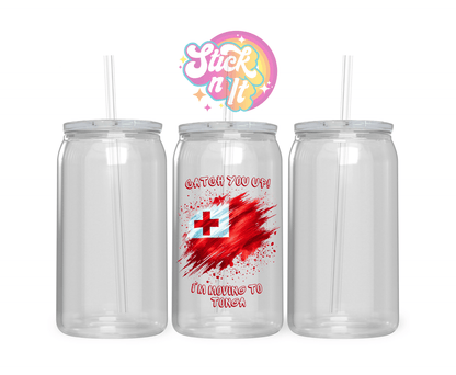 CHEEKY TONGA ACRYLIC CUP - Stick N It