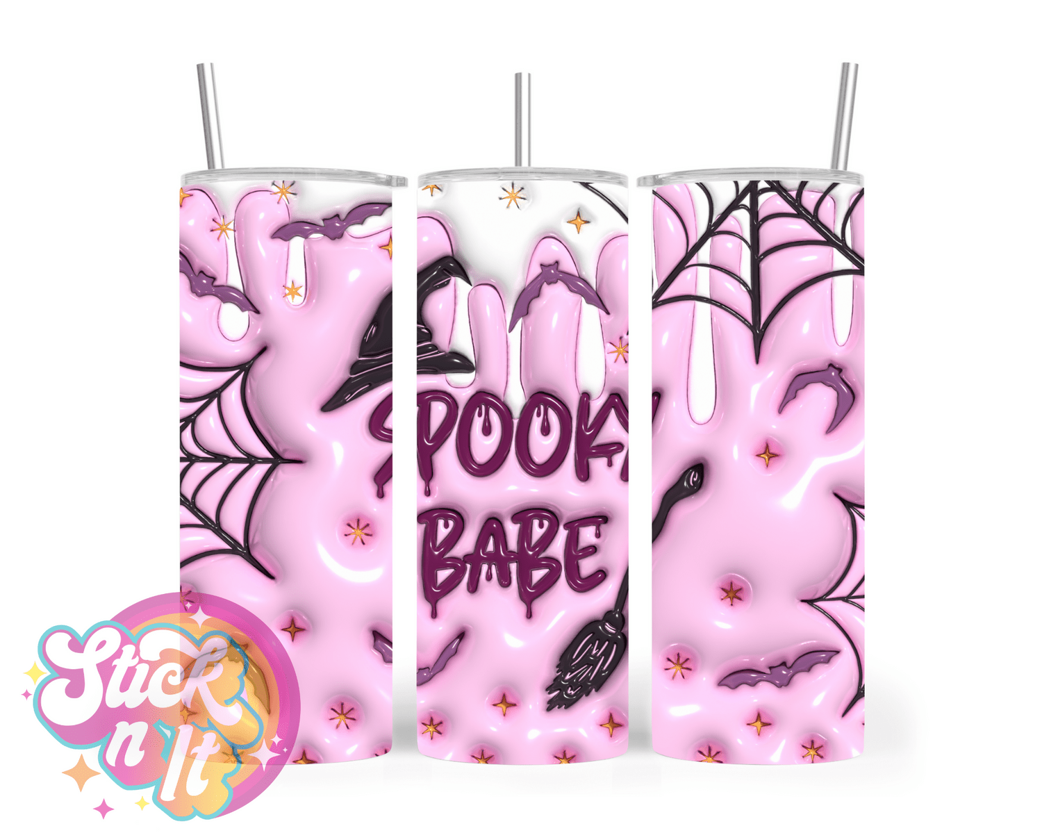 SPOOKY BABE INSULATED TUMBLER - Stick N It