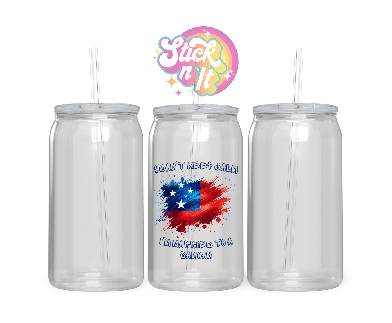 CHEEKY SAMOA ACRYLIC CUP - Stick N It