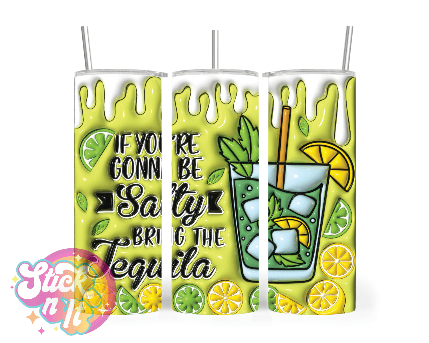 BE SALTY BRING INSULATED TUMBLER - Stick N It