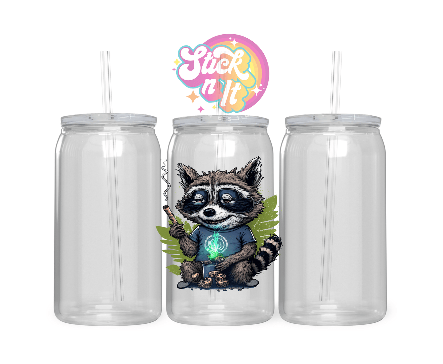 STONED ANIMAL ACRYLIC CUPS - Stick N It