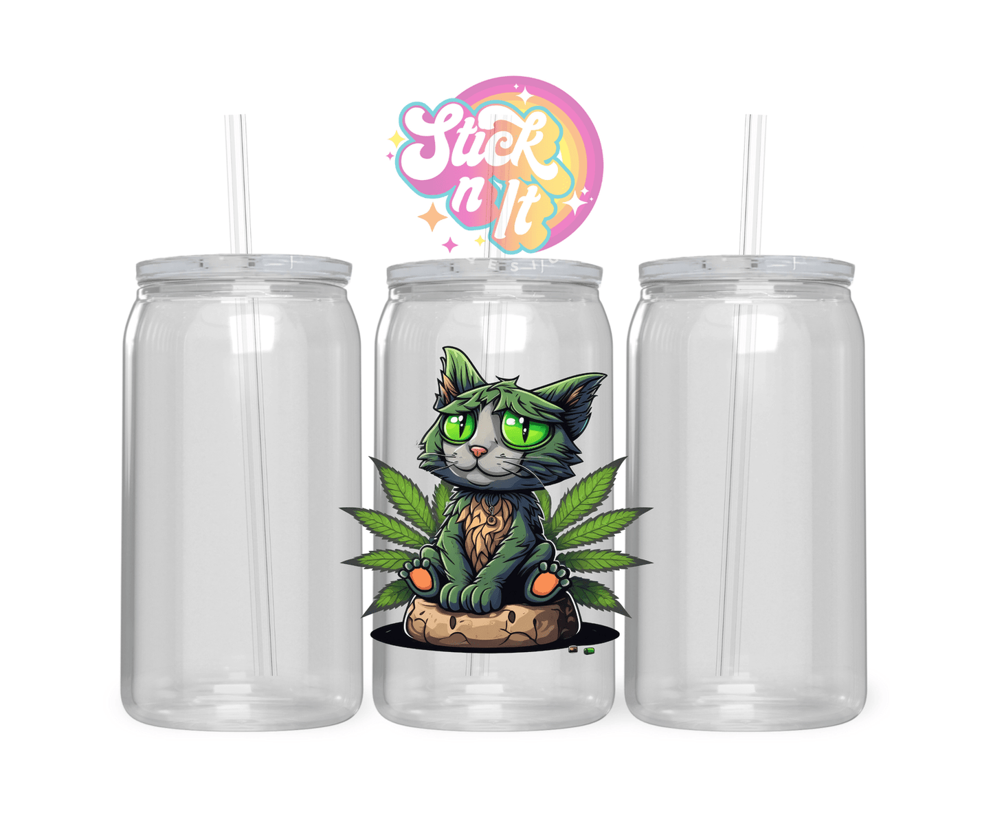 STONED ANIMAL ACRYLIC CUPS - Stick N It