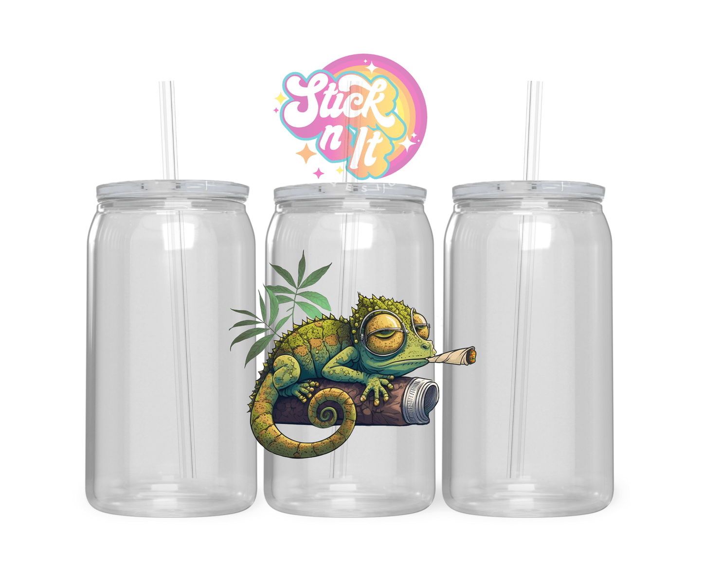 STONED ANIMAL ACRYLIC CUPS - Stick N It
